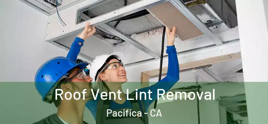  Roof Vent Lint Removal Pacifica - CA